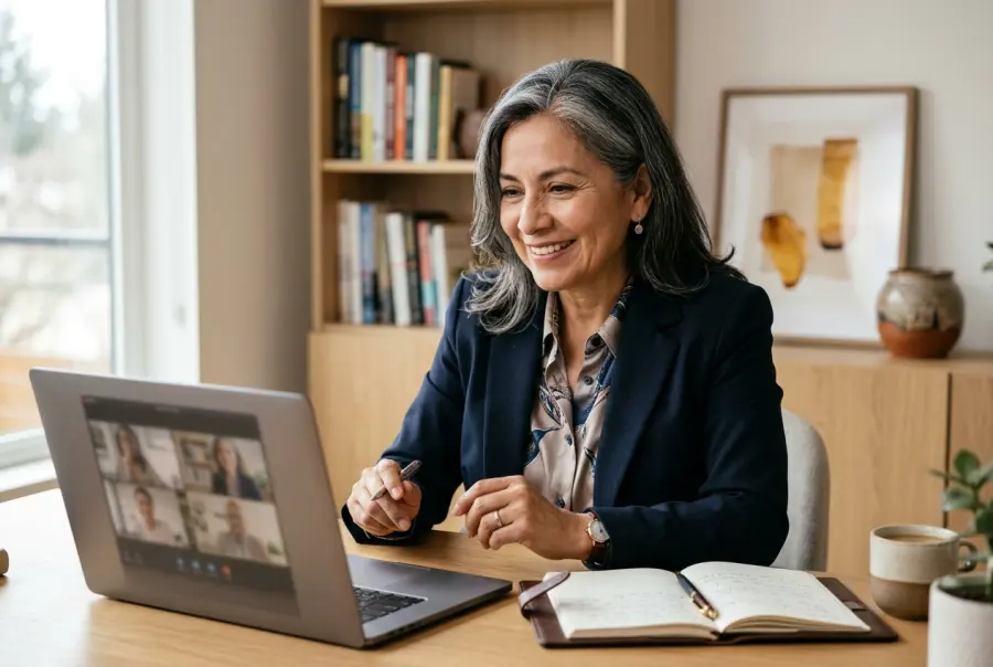 Consultor senior de ISOSDRIVE en videollamada de diagnostico